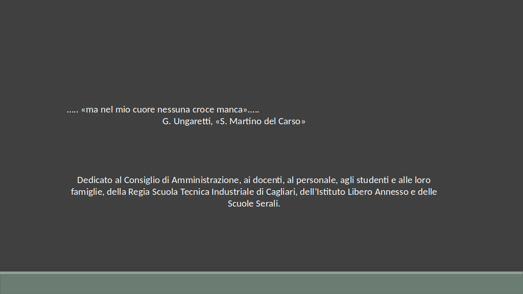 Dedica della mostra