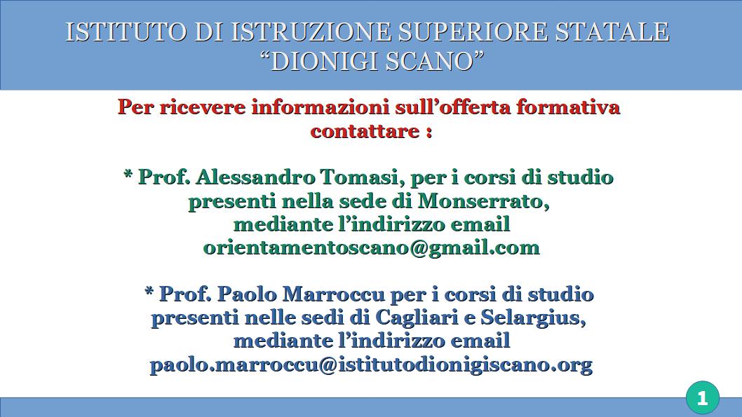 RiferimentiInformazioniSedi