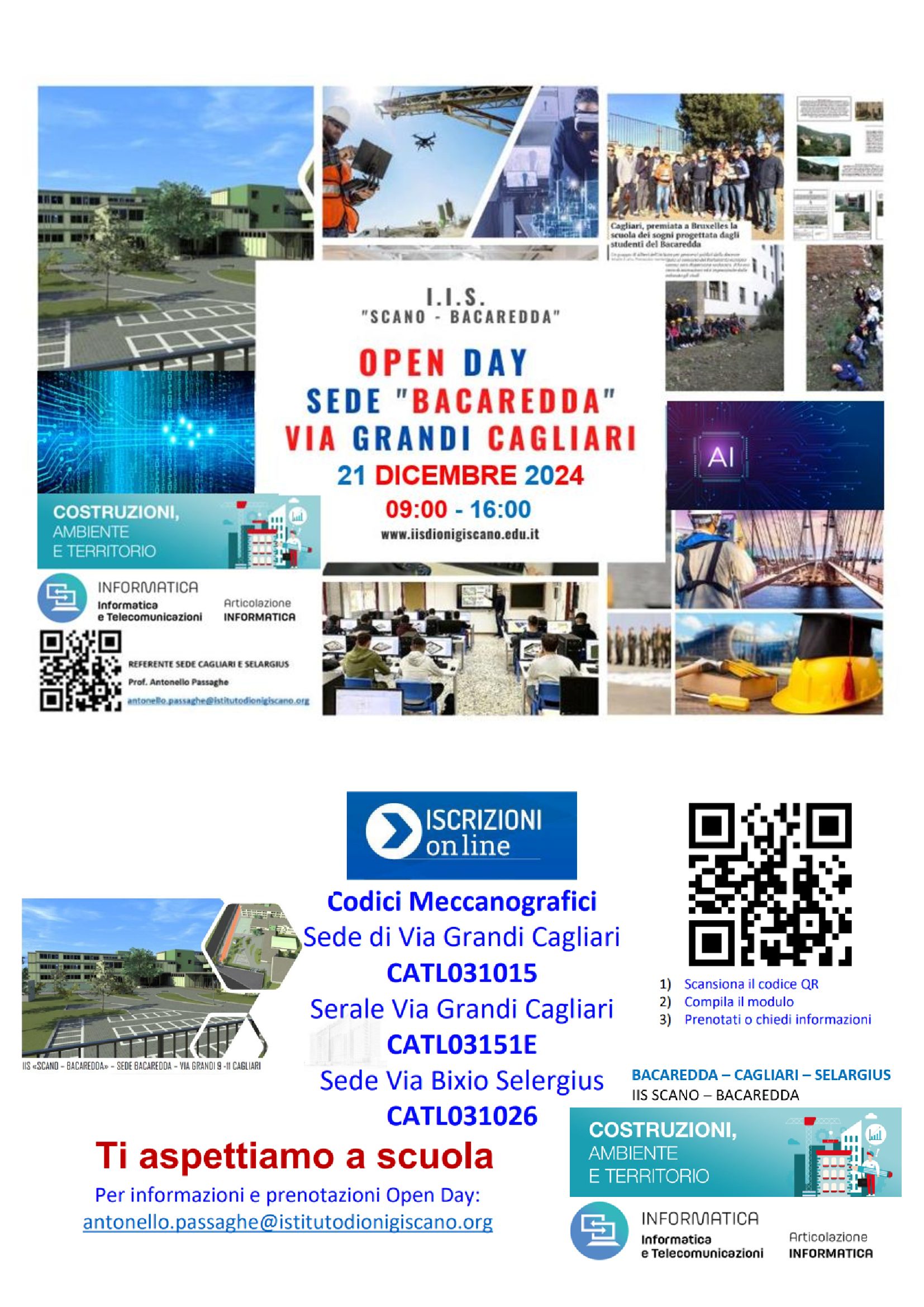 Open Day Dicembre 2024 Scano Baccaredda